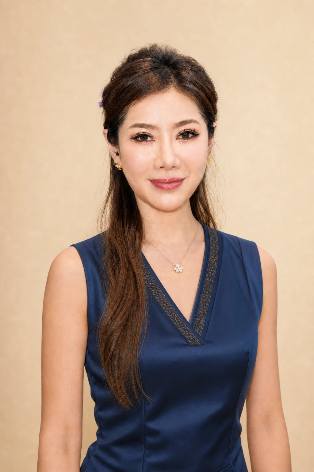 Studio portrait of Dr Samantha Tay, Medical Director at Nexus Aesthetic Clinic